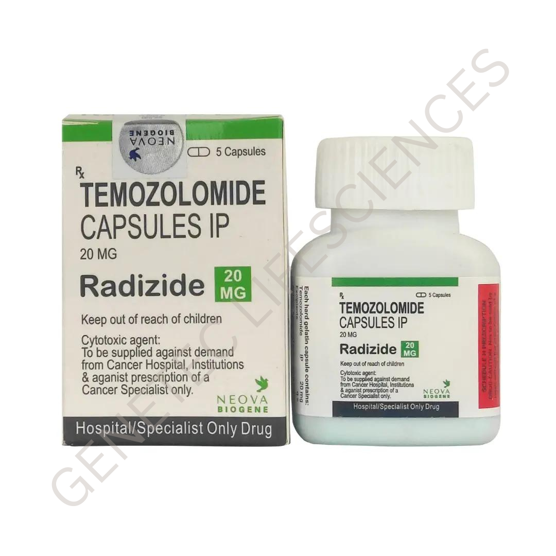 Radizide Temozolomide 20mg Capsules